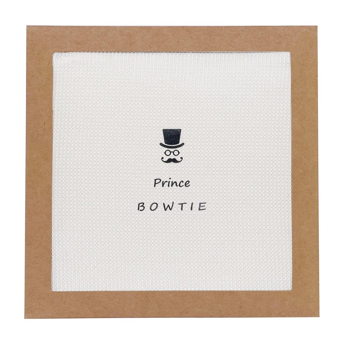 Prince Bowtie Einstecktuch für den Bräutigam im Micro Design - ehegut