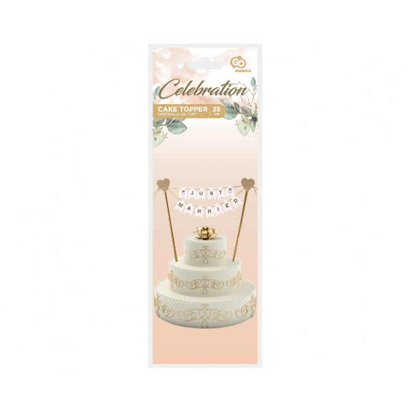 Kuchendeckel - Just Married - Flaggen - ehegut