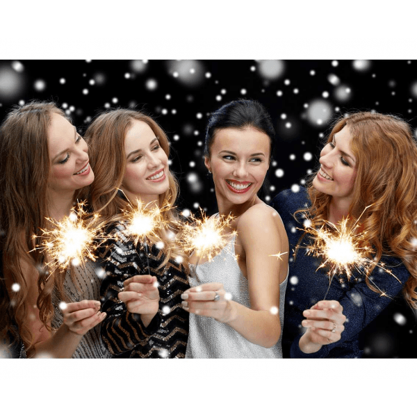 Lange Wunderkerzen für Hochzeiten und besondere Anlässe (Set mit 10 Stück) - 25 cm - ehegut