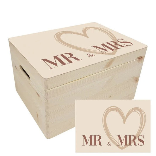 Erinnerungsbox aus Holz - Hochzeit - Natur