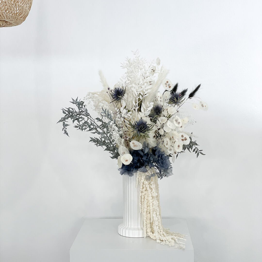 Amaranthus Brautstrauß aus Trockenblumen
