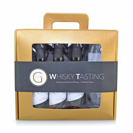 WHISKY TASTING – 3 Single Malt Whiskys & Whisky Glas