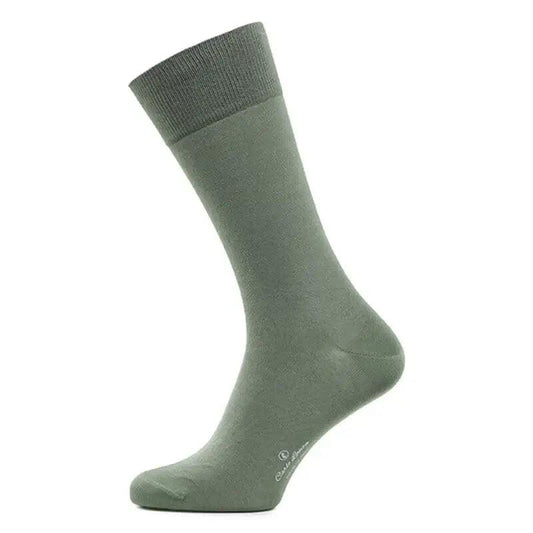 Grün-graue Socken aus Baumwolle für den Bräutigam - ehegut